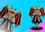 sculpt 3d model character, action figure, toys, and statue for 3d printing